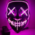 Black V Halloween Horror Glowing Mask - EsaModa